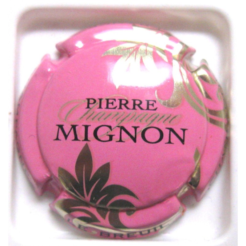 MIGNON PIERRE N°61Q ROSE FEUILLE OR PALE