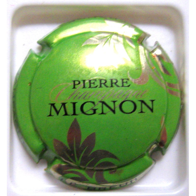MIGNON PIERRE N°61GVERT PALE FEUILLE OR PALE