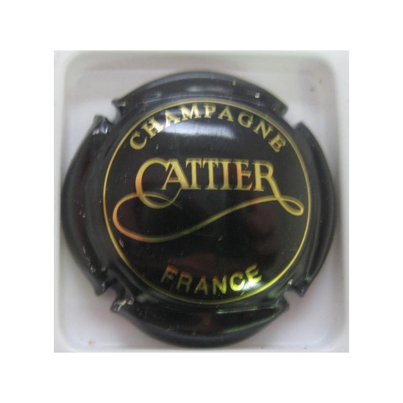 CATTIER N°6 NOIR ET OR BRILLANT