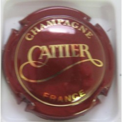 CATTIER N°8 BORDEAUX ET OR BRILLANT