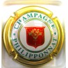 PHILIPPONAT N°34 ECUSSON ROUGE ET OR
