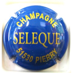 SELEQUE GRANDE ECRITURE BLEU ET OR