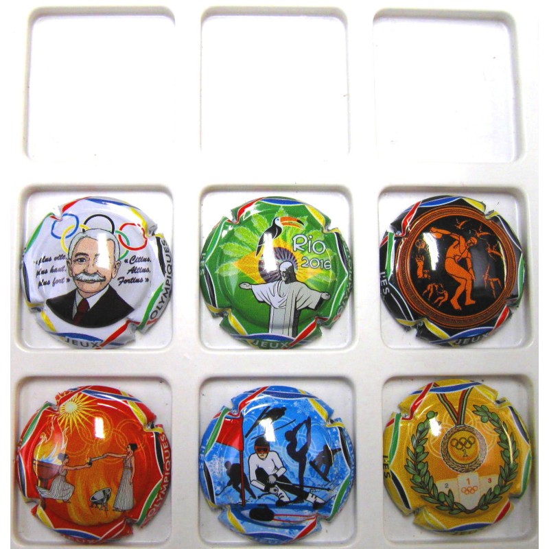 GENERIQUES LA SERIE J.O. OFFERTE POUR TOUTE COMMANDE!