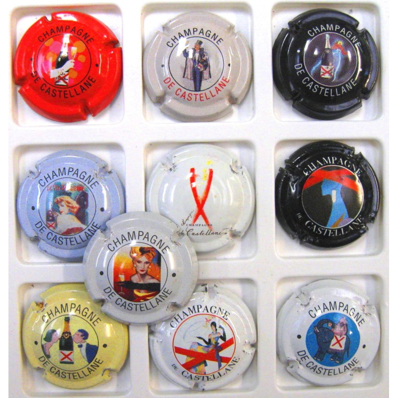 DE CASTELLANE N° 037/046 1ERE SERIE ILLUSTREE