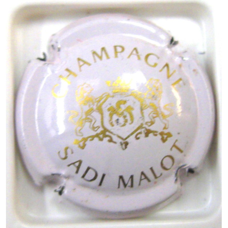 MALOT SADI N°05 BLANC ET OR