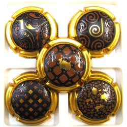 GENERIQUES N°888/B/D/F/H CONTOUR OR