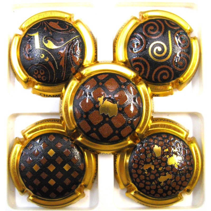 GENERIQUES N°888/B/D/F/H CONTOUR OR