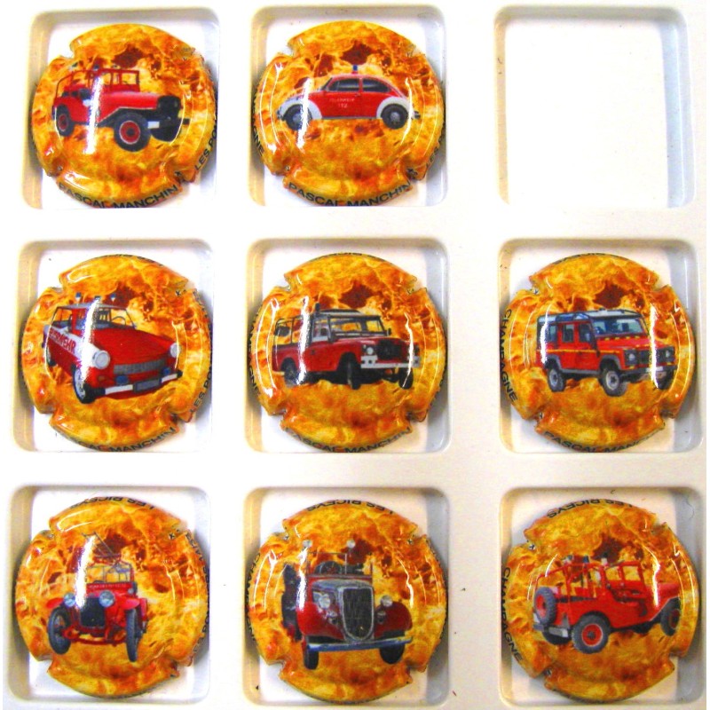 MANCHIN PASCAL VEHICULES DE POMPIERS DE 9 A 16