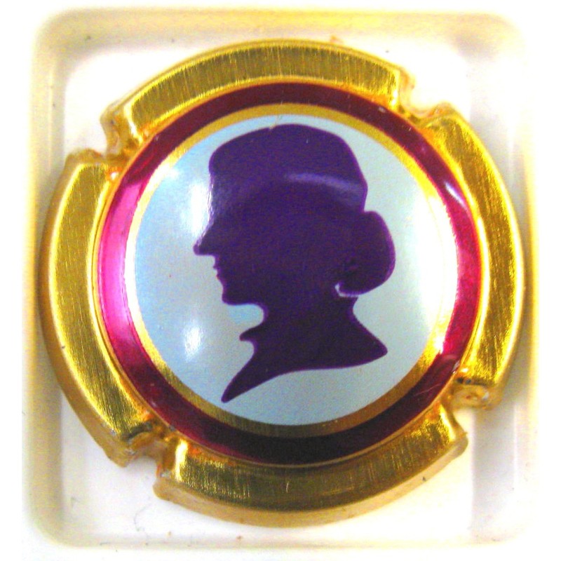 JARDIN RENE N°19 OR ET VIOLET FONCE