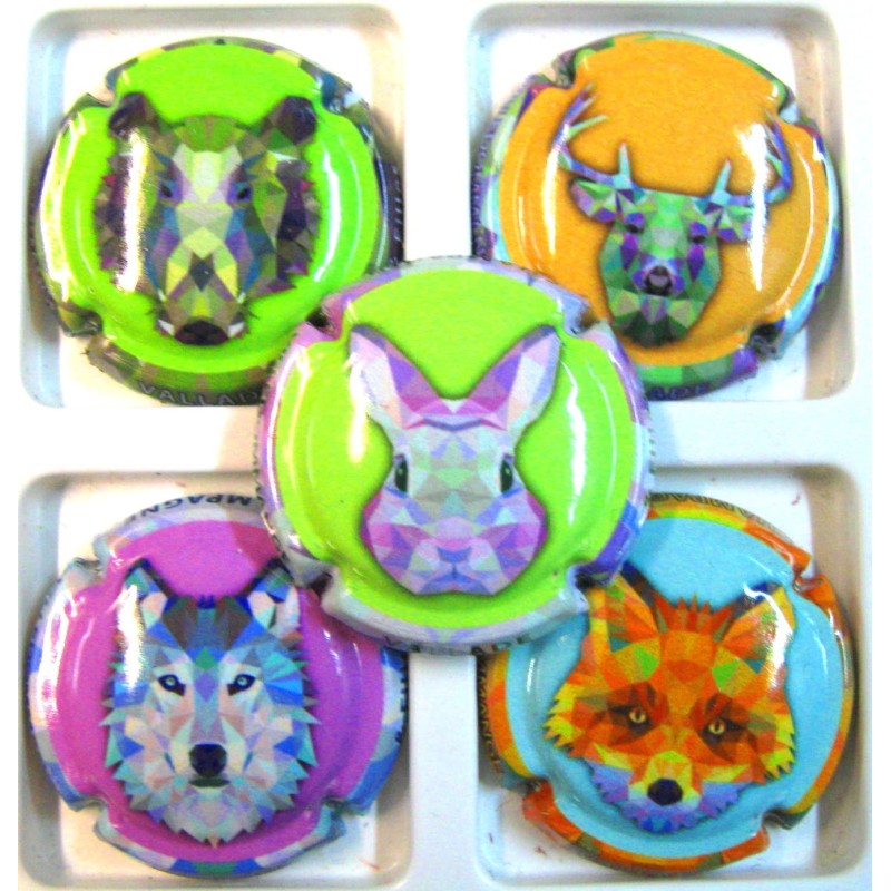 VALLADE ET FILLES LES ANIMAUX EN MOSAIQUE