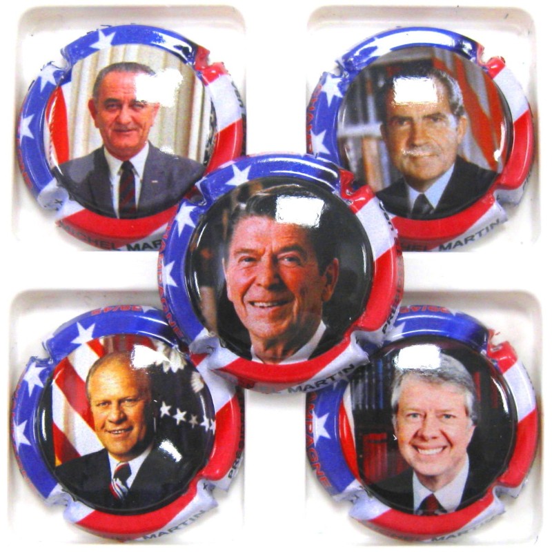 MARTIN MICHEL PRESIDENTS AMERICAINS N°36/40