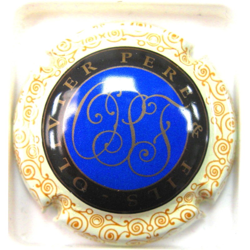 OLIVIER PERE ET FILS N°01B BLEU CT CREME