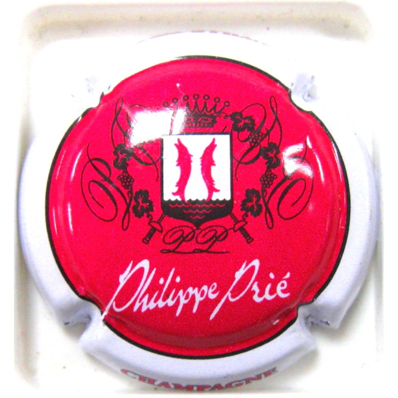 PRIE PHILIPPE N°01 ROSE LETTRES BLANCHES