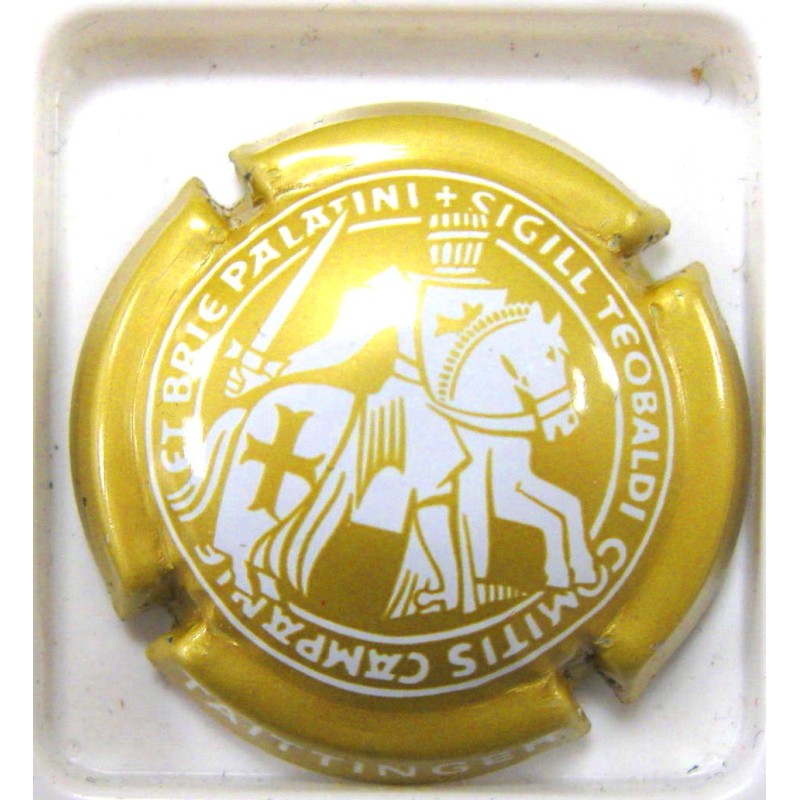 TAITTINGER N°116C QUART OR MAT ET BLANC