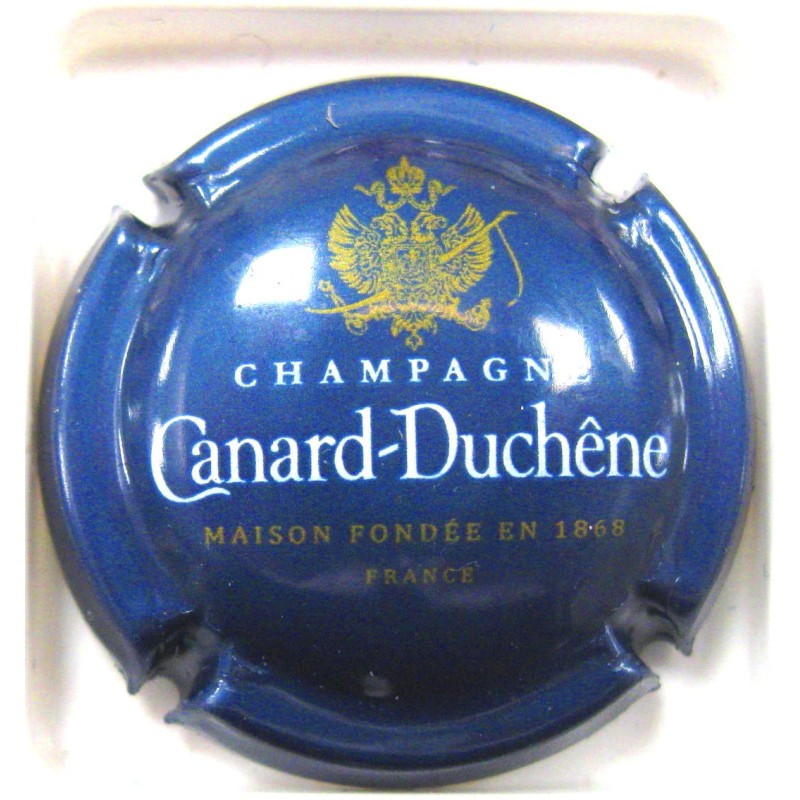 CANARD-DUCHENE BLEU METAL, BLANC ET OR