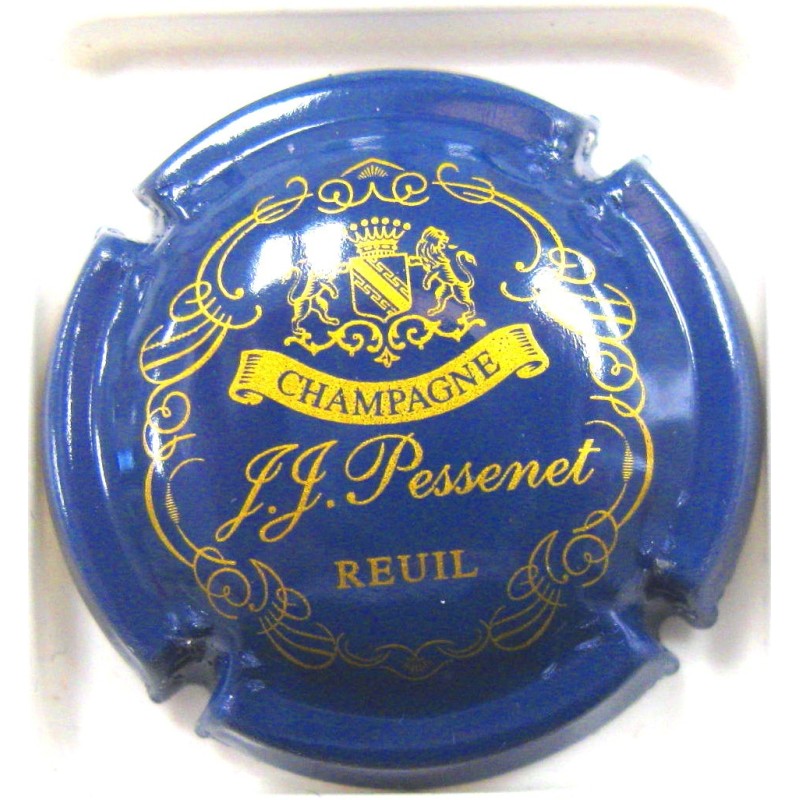 PESSENET J.J. LOGO BLEU ET OR