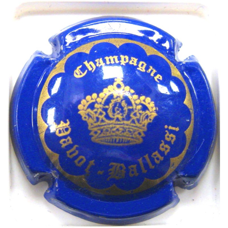 PAVOT-BALLASSI N°06 BLEU ET OR