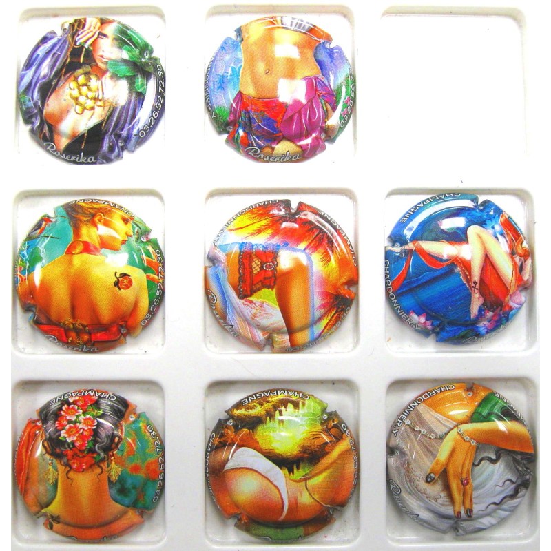 CHARDONNIER Y. N°077/77G ROSERIKA CORPS DE FEMME