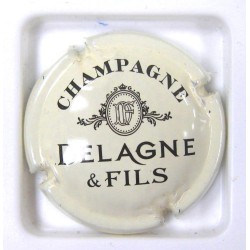 DELAGNE ET FILS N°2 CREME NOIR LETTRES FINES
