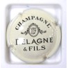 DELAGNE ET FILS N°2 CREME NOIR LETTRES FINES