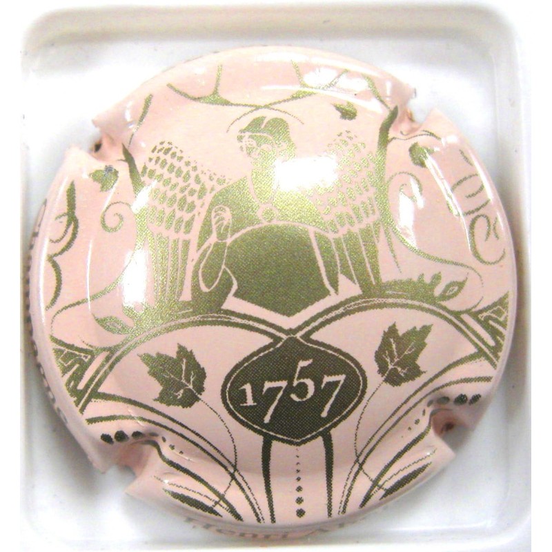 ABELE HENRI N°46 1757 FOND SAUMON PALE