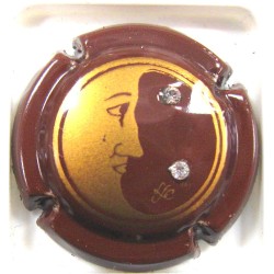 GENERIQUES CROISSANT DE LUNE STRASSE MARRON ET OR