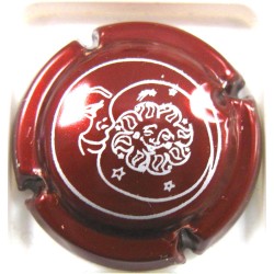 GENERIQUES LUNE ET SOLEIL BORDEAUX ET ARGENT