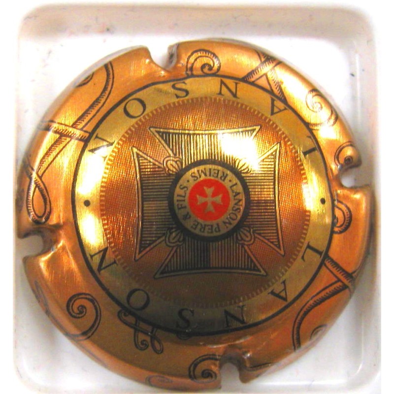 LANSON N°102A CT ROSE OR FONCE