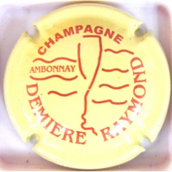DEMIERE RAYMOND  N°8. JAUNE ET BORDEAUX