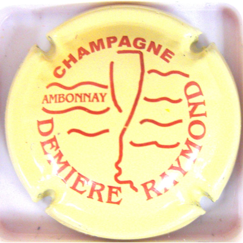 DEMIERE RAYMOND  N°8. JAUNE ET BORDEAUX