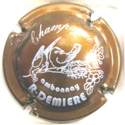 DEMIERE RAYMOND N°3.D ECUSSON BLEU FONCE ET OR