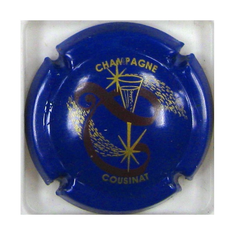 COUSINAT N°01A BLEU ET ROUGE