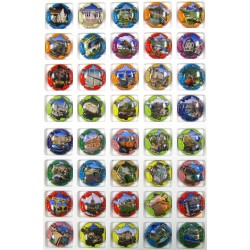 GENERIQUES N°1176 LES DEPARTEMENTS ET REGIONS DE FRANCE 120 CAPSULES