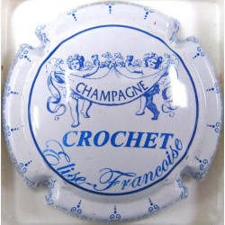  CROCHET ET FILLES N° C14 BLANC ET BLEU