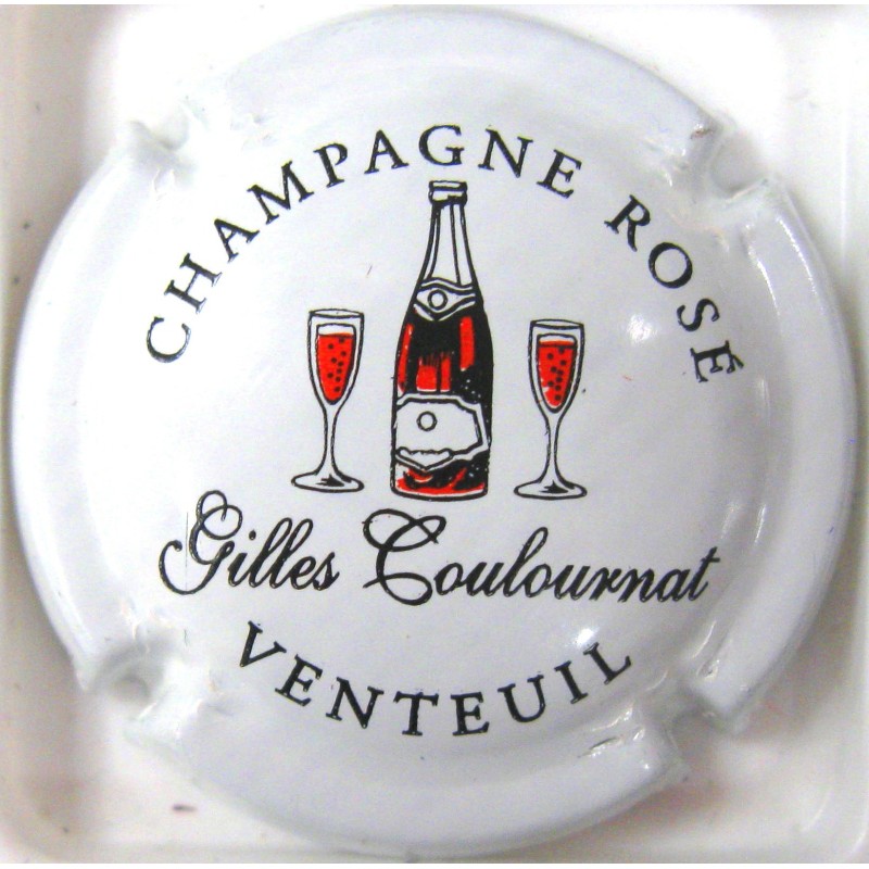 COULOURNAT GILLES N°55A BLAN LETTRES NOIRES