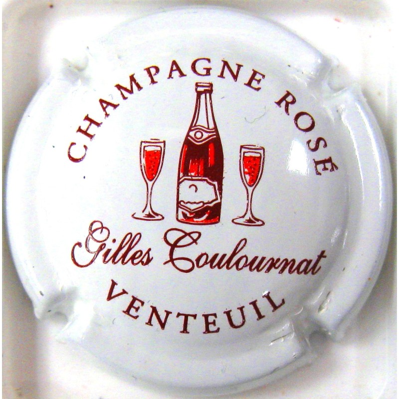 COULOURNAT GILLES N°55Q CREME LETTRES NOIRES