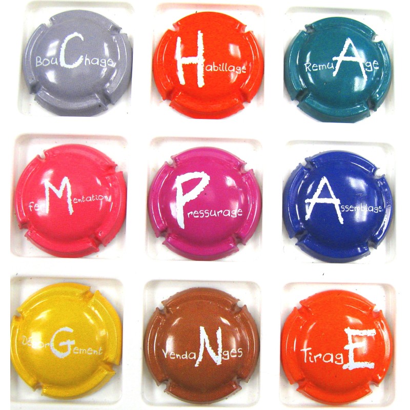 GENERIQUES PUZZLE CHAMPAGNE POLYCHROME