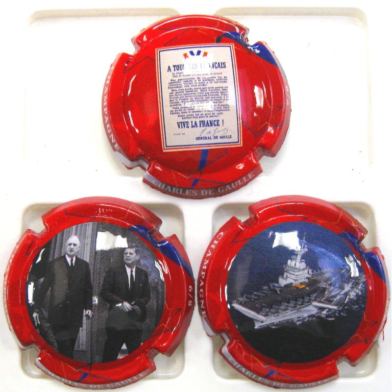 GENERIQUES CHARLES DE GAULLE JERO TRIO CT ROUGE