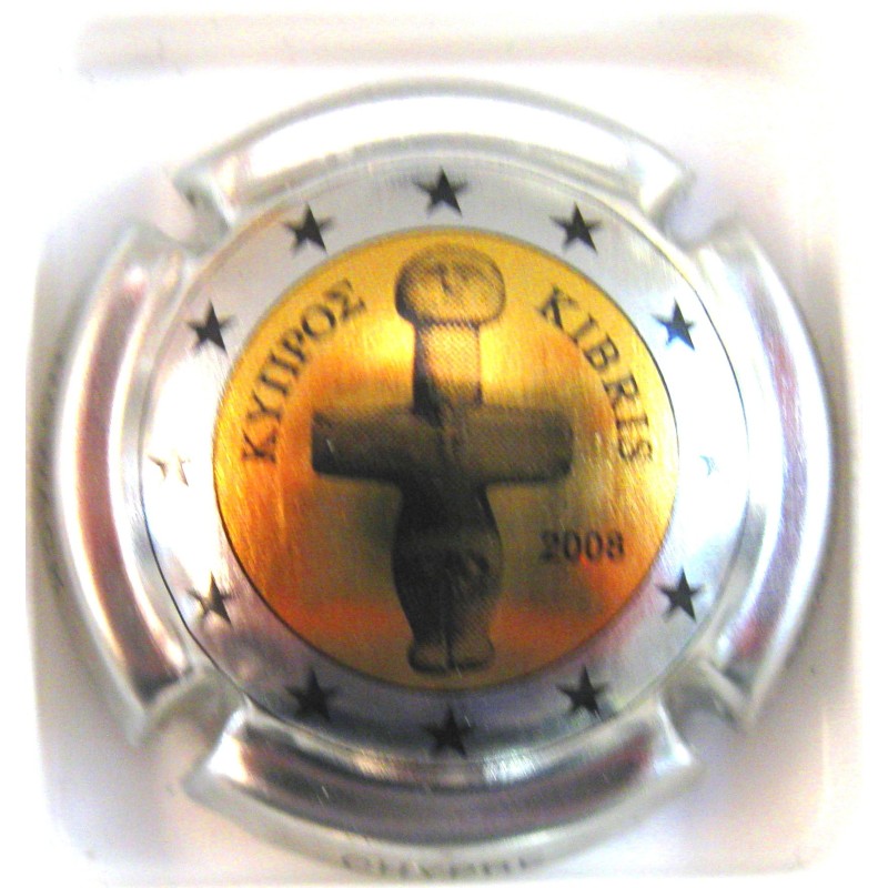NOWACK N°030 2 EUROS CHYPRE CERCLE METAL