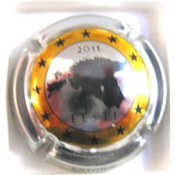 NOWACK N°033A 1 EURO ESTONIE CERCLE OR 