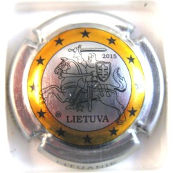 NOWACK N°033G  1 EURO LITUANIE CERCLE METAL
