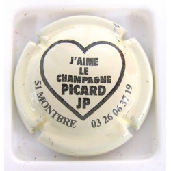 PICARD JEAN PIERRE N°9d CREME ET NOIR