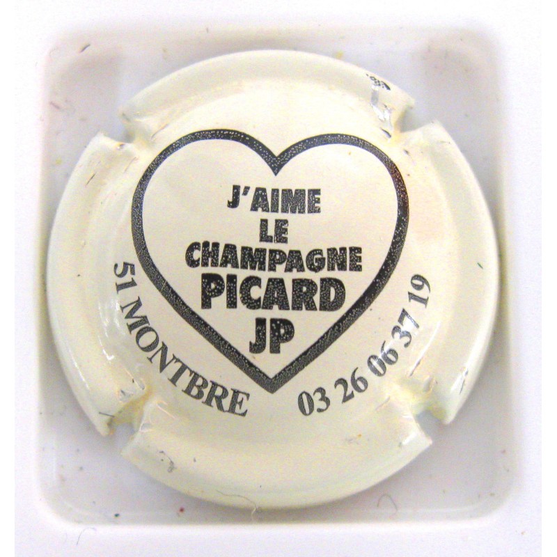PICARD JEAN PIERRE N°9d CREME ET NOIR