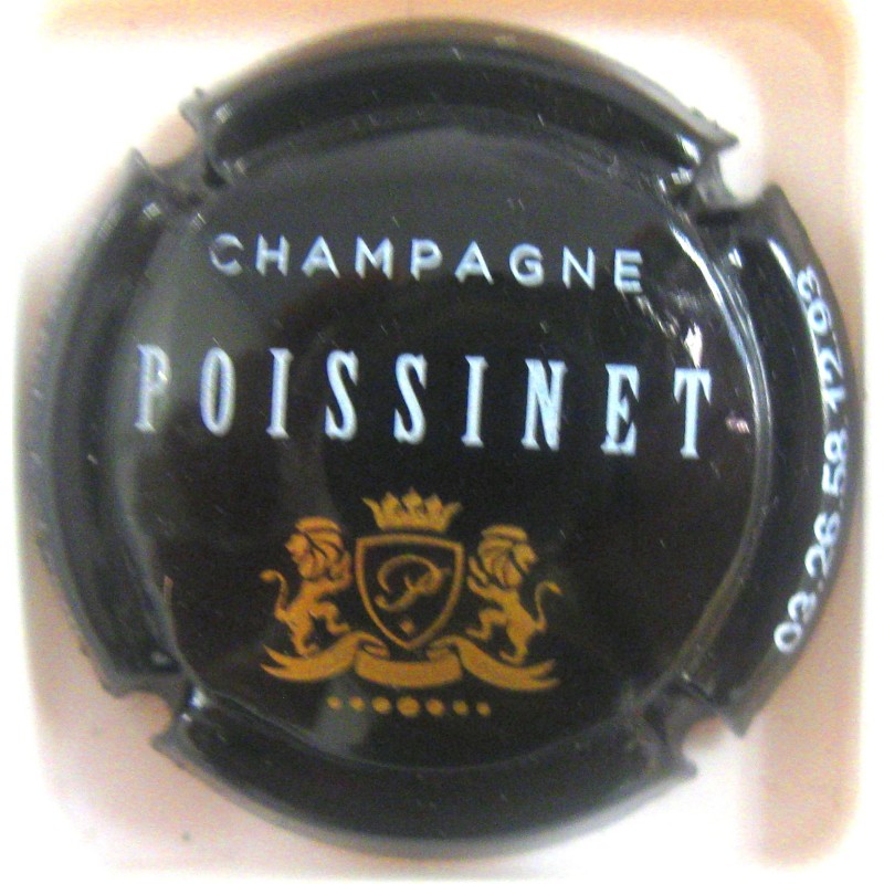 POISSINET REGIS N°4 NOIR BLANC ET OR