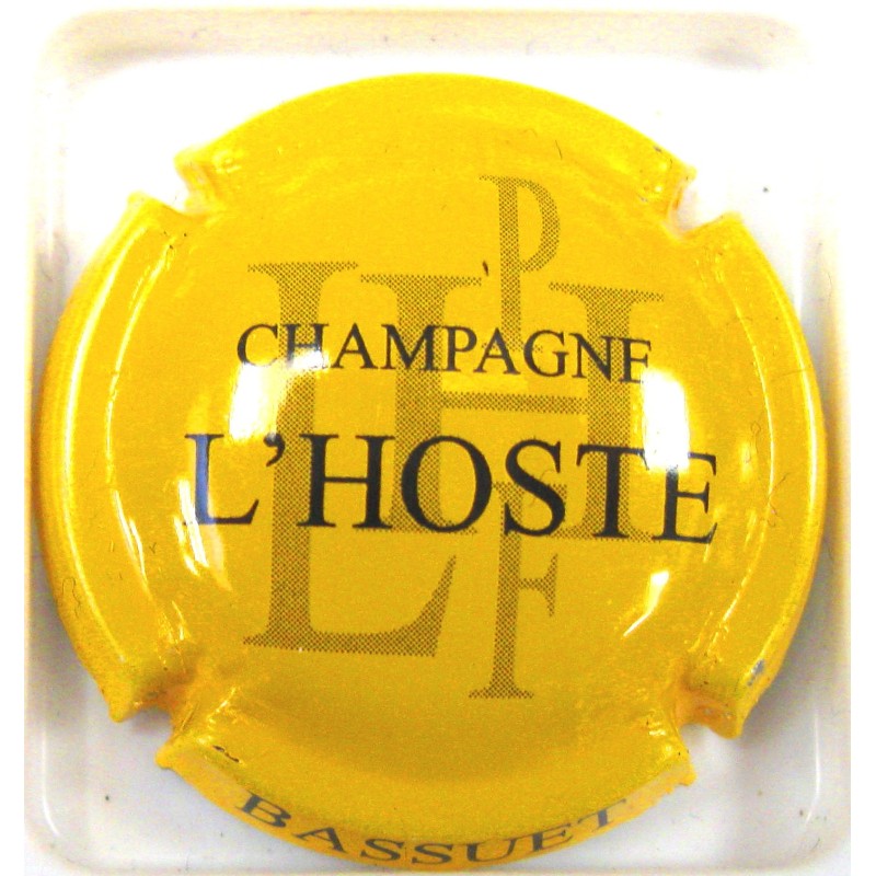 L'HOSTE N°15A JAUNE-CREME ET NOIR