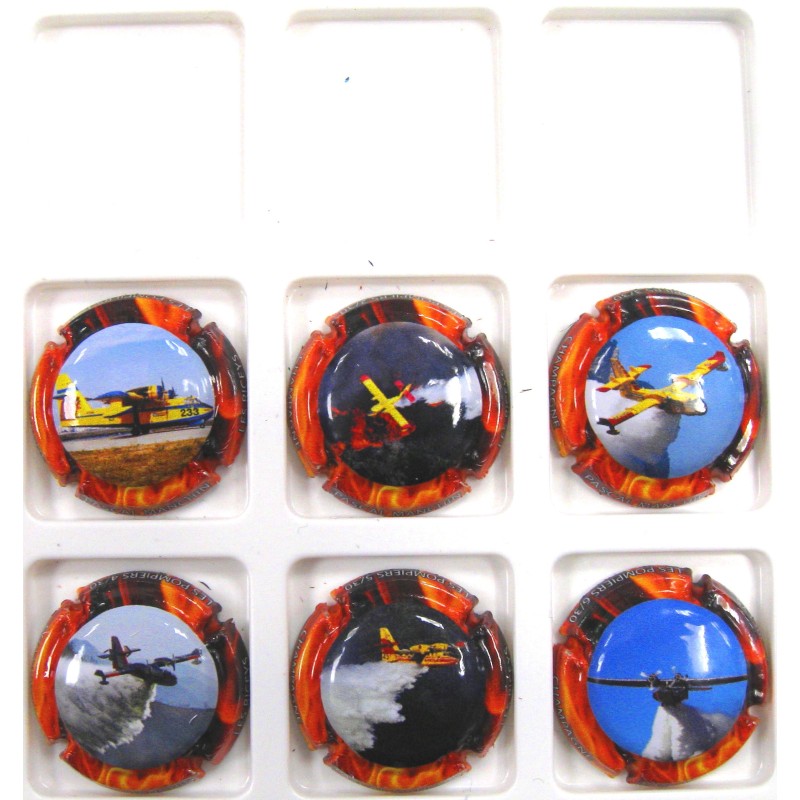 MANCHIN PASCAL LES CANADAIRS DE 6 CAPSULES DE 1/30 A 6/30