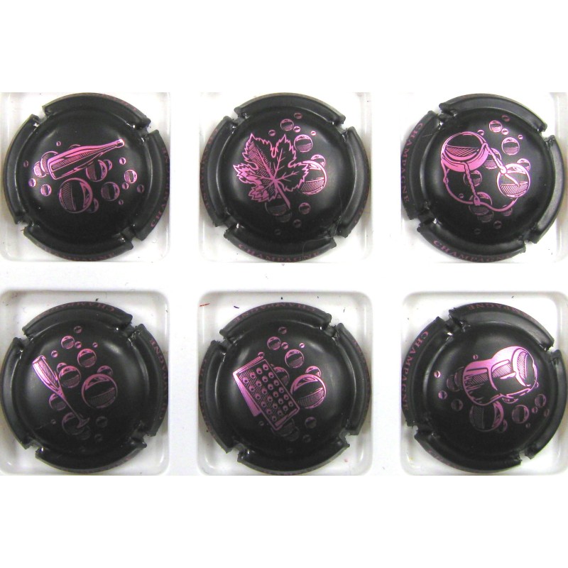 GENERIQUES NOIR ET ROSE