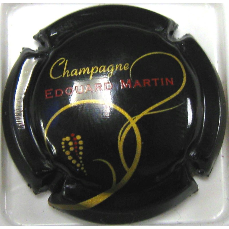 MARTIN EDOUARD NOIR, OR ET ROUGE N°1