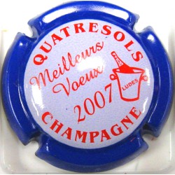 QUATRESOLS N°22B MEILLEURS VOEUX 2007 CTR OR