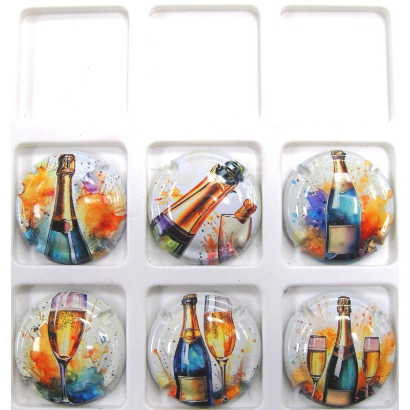 GENERIQUES BOUTEILLES POLYCHROME